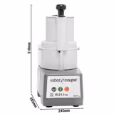 ROBOT COUPE | R 211 XL - Univerzální kuchyňský robot / kráječ zeleniny / krouhač - 2,9 litru - 550 W - 1500 ot./min - boční výhoz