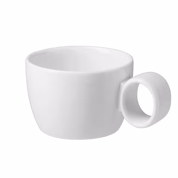 (6 stuks) LUX - Koffiekop Maastricht - 160ml - Elfenbeinwit