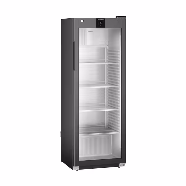 LIEBHERR | Koelkast PERFECTION - 347 liter - Kunststof interieur - 1 glazen deur - Zwart