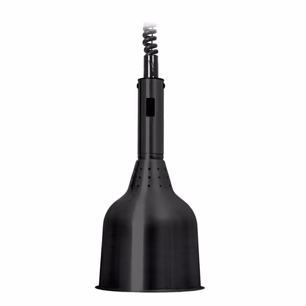 Infrarood warmtelamp - 250W - Ø180mm - hoogteverstelbaar - Zwart