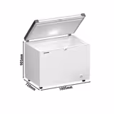 LIEBHERR commercial chest freezer - 1005 x 720 mm - 266 litres - plastic lid