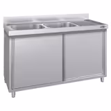 Evier ECO - 1600x600mm - avec 2 bacs à gauche