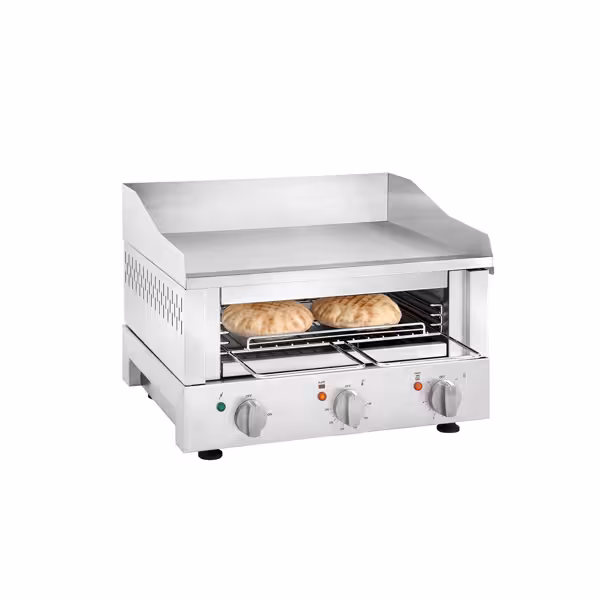 Tostador Plancha Roband 500 - 3,3 kW - Grill + Salamandra