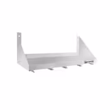 Wandbord für Behälter 4x GN 1/6 - 800x300mm - inkl. Schienen