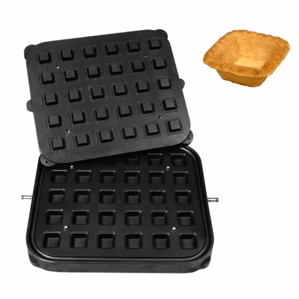 Platen voor tarteletmachine TMPIC - vorm: 30x vierkant - 41x41mm