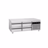 Mesa refrigerada baja PREMIUM - +2 a +8°C - 1400mm - 135L - 4 cajones - 4x GN 1/1