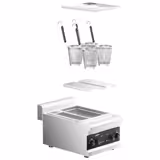 Pastakoker - Professioneel - 3kW - incl. 4 manden - Elektrisch