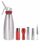 iSi | Gourmet Whip Cream Dispenser – 1 Litre – Stainless Steel
