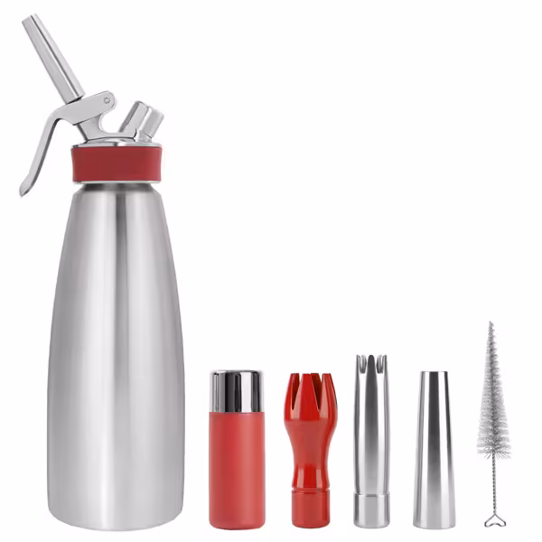 ISI | Gourmet Whip - room dispenser - 1.0 liter - roestvrij staal