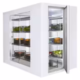 Cella frigorifera TN PREMIUM - 1800x2100mm - 5,88m³ - con pavimento - pannello 80mm - vetrata su 3 lati