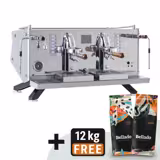 Machine à café porte-filtre « Suprema » – avec écran tactile – 2 groupes – réglage de température indépendant – avec système de préinfusion inclus