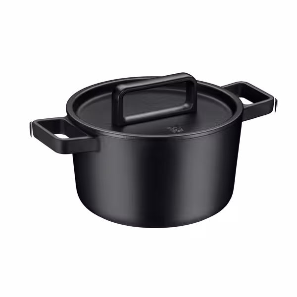 WMF | FLAVOUR - Steelpan - Ø 220mm - Gietijzer - 4,3 liter - incl. deksel - Zwart