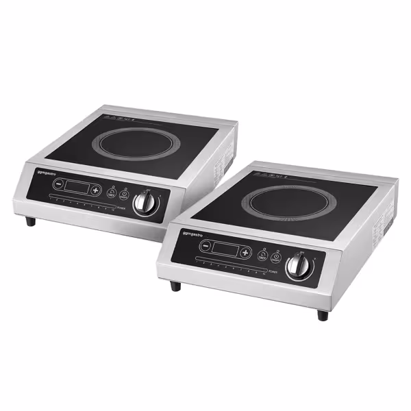 (2 pieces) Commercial Tabletop Induction Hob - 3.5 kW