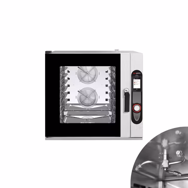 Pantalla táctil de vaporizador combinado con soporte 6x EN 40 x 60 cm - incl. Autolimpieza