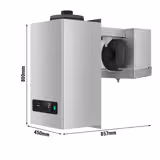Wall Mounted Monoblock Freezer Room Unit - Monoblock - max. for 7.5 m³ - 1100W