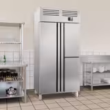 Armoire réfrigérée positive Inox AISI 304 PREMIUM PLUS - GN 1/1 - 745 L - avec 3 portes & 9 grilles GN 1/1