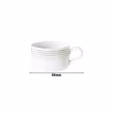 (6 pcs) BLUES Series Espresso Cups – Porcelain, Sage green – 90 ml