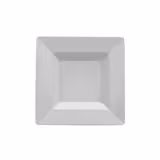 (12 pcs) MAYA - Assiette creuse carrée - Porcelaine - 210x210mm - Blanc