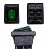 Hoofdschakelaar groen - 16A/250V