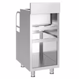 Modul mixer - din oțel inoxidabil - 400x590 mm - cu 1 chiuvetă & suport pentru mixer de bar