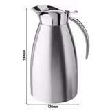Pichet isotherme ADVANCED – inox – 1,5 litre – ouverture à une main