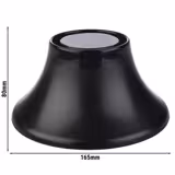 (6 pz) Supporto per buffet - FRIDA - Melamina - Nero - 165x165mm - Altezza: 80mm - compatibile con Vassoi & Ciotole FRIDA - con antiscivolo, impilabile