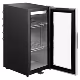 Dry Aging Fleischreifeschrank - 395mm - 1 Glastür - Schwarz