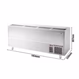 Şişe dondurucu - paslanmaz çelik - 620 litre  