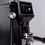 Commercial Coffee Grinder - 1.2kg - with Cooling Fan - Ø 75mm Flat Burrs - Portafilter-Activated - On Demand - Direct to Portafilter - Black