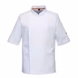 Veste de cuisine MeshAir Pro à manches courtes – Blanc – Taille : L