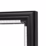 Lednice na nápoje PREMIUM - 1200 mm - 1 200 l - bezrámové provedení - digitální termostat - se 2 skleněnými dveřmi & osvětleným reklamním displejem - černá