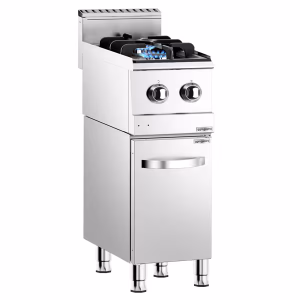 Gasfornuis - 400x600x900mm - 6,5 kW - 2-pits