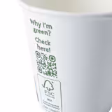 (1000 pieces) Paper cup - 150ml - 6 oz - Ø 80mm - White
