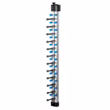 Commercial Wall-Mounted Plate Rack - up to 12 Plates - Ø 16-32cm - Height: 1015mm