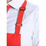 (6 pièces) KARLOWSKY | Tablier à bavette Basic - Rouge