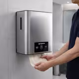 Papierrollenhandtuchspender - mit Sensor - Edelstahl
