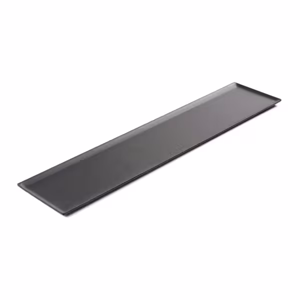 Plateau de pâtisserie et de présentation – plastique – 600 × 150 mm – Noir