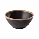 (6 stuks) Kom - CROCKER - Melamine - 0,7L - rond - Ø160mm - stapelbaar - Bruin/Terracotta