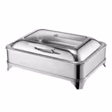 Induction Chafer - GN 1/1 - with Glass Lid (soft-close)