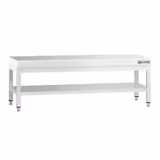 Table sous-plan inox - 1600x700 mm – avec étagère inférieure