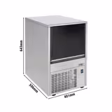 Commercial Ice Cube Maker - Hollow cylinder - 19 kg / 24 h