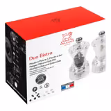 (6 pieces) PEUGEOT | BISTRO - Salt & Pepper Mill - Acrylic - Height: 100mm