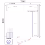 Kit rayonnage en aluminium - En angle (L) - Profondeur:360mm - Capacité de charge:600kg