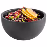 (6 szt.) Miska bufetowa kwadratowa - LEVANTE - Stal nierdzewna - 0,9l - eckig - 170x170x90mm - Czarny