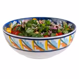 (6 pcs) Coupe - MEDITERRANEAN - Mélamine - 1,2L - Ø 205mm - Profondeur : 80mm - Multicolore