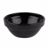 (12 Stück) Dipschälchen - FRIENDLY - PET - 20ml - rund - Ø 60mm - Schwarz