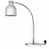 Buffet warmtelamp infrarood - 250W - Ø174mm - flexibel instelbaar - Zilver