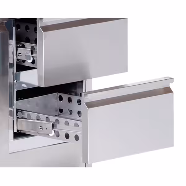 Kühltisch ECO - 1360x700mm - mit 1 Tür - 2 Schubladen