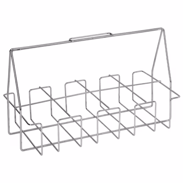 FUCHS | Seidel basket for 8 pots up to 0.5 liters - chrome-plated