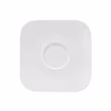 (6 pieces) SELTMANN WEIDEN | Square Espresso Saucer – White - 160 x 160 mm - High-Gloss Porcelain